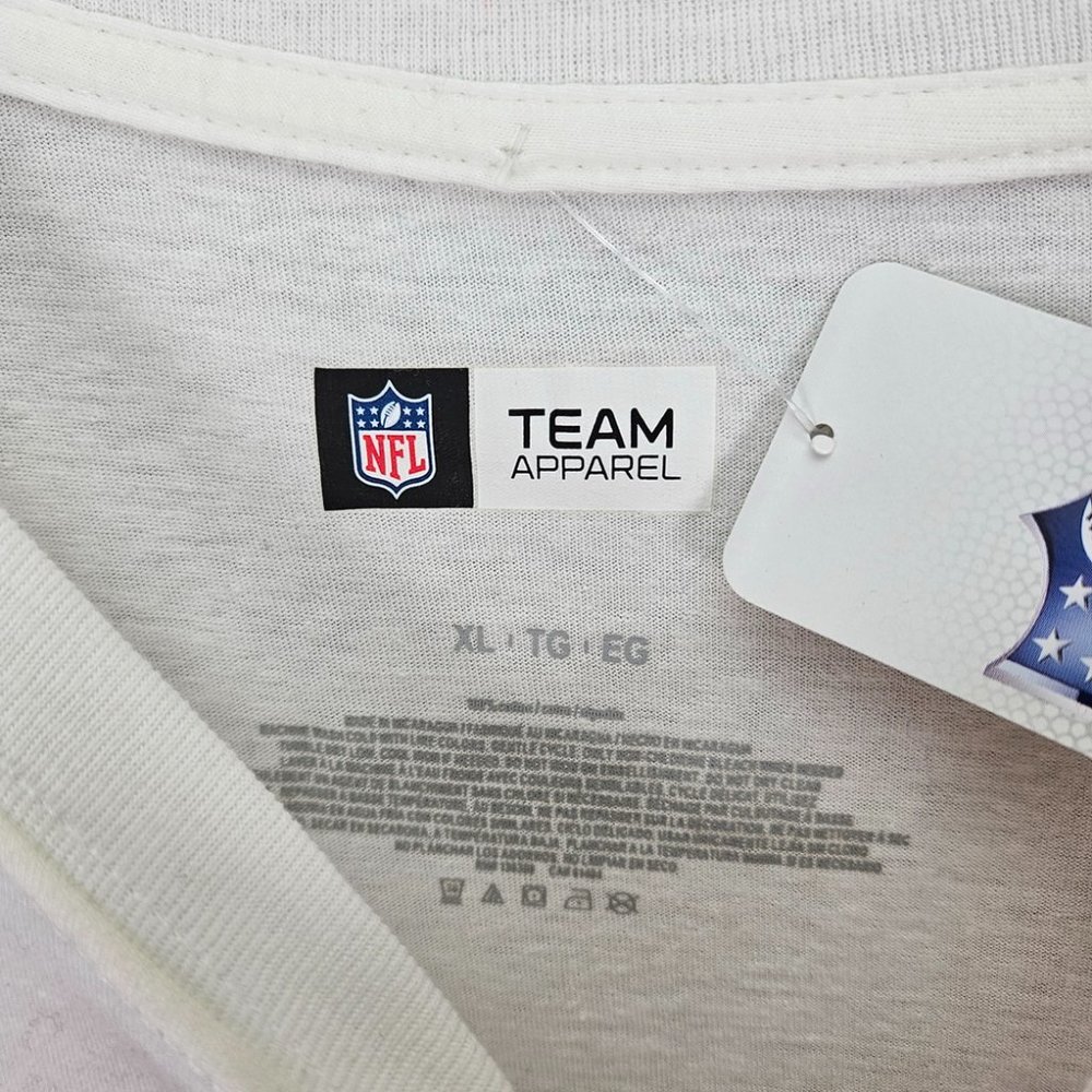NWT NFL Team Apparel Super Bowl Liv Miami 02.02.20 Football Mens Sz XL White Tee - Picture 3 of 10